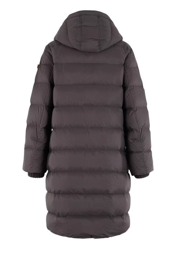 Brandy Long Jacket - Dark Brown Solid