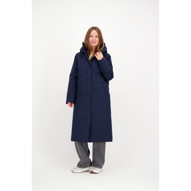 Mishima Waterproof Parka - Navy Blue