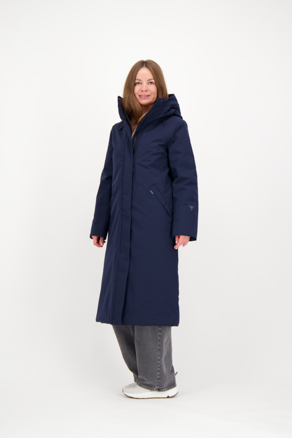 Mishima Waterproof Parka - Navy Blue