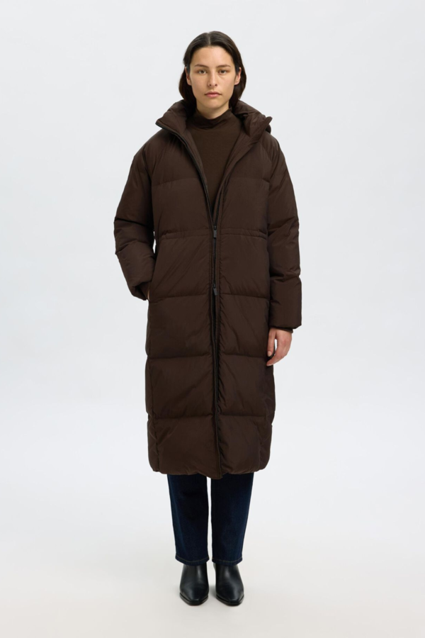 Maya Down Long Jacket - Delicioso