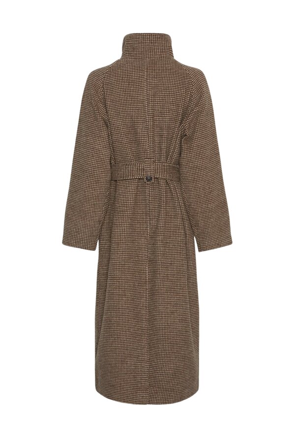 Pamela Coat CHK - Black/M Des