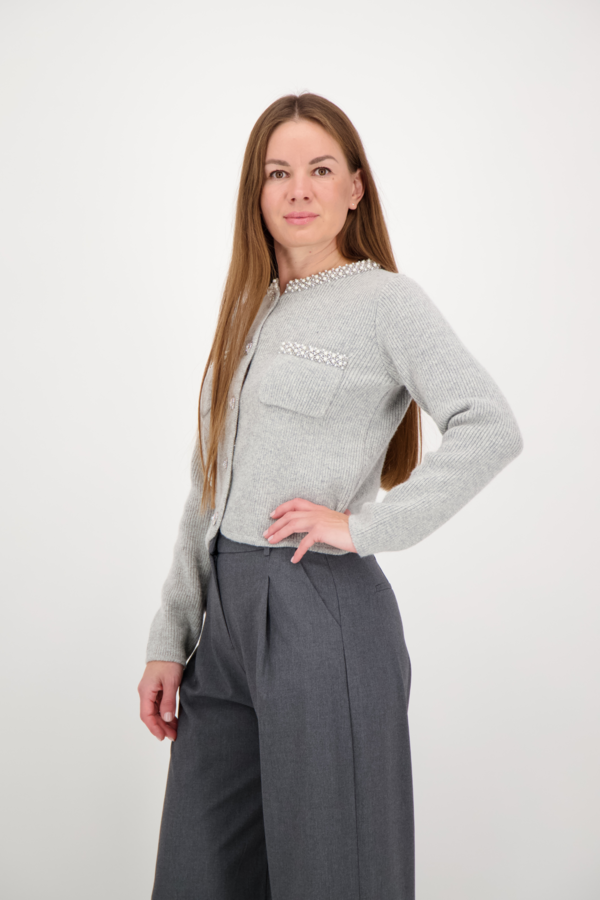Garvi Cardigan - Heather Grey