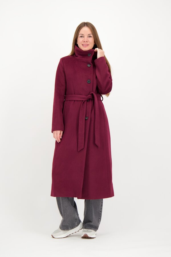 Wool Blend - Burgundy