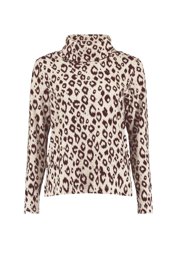 Leopard Blouse - Moon