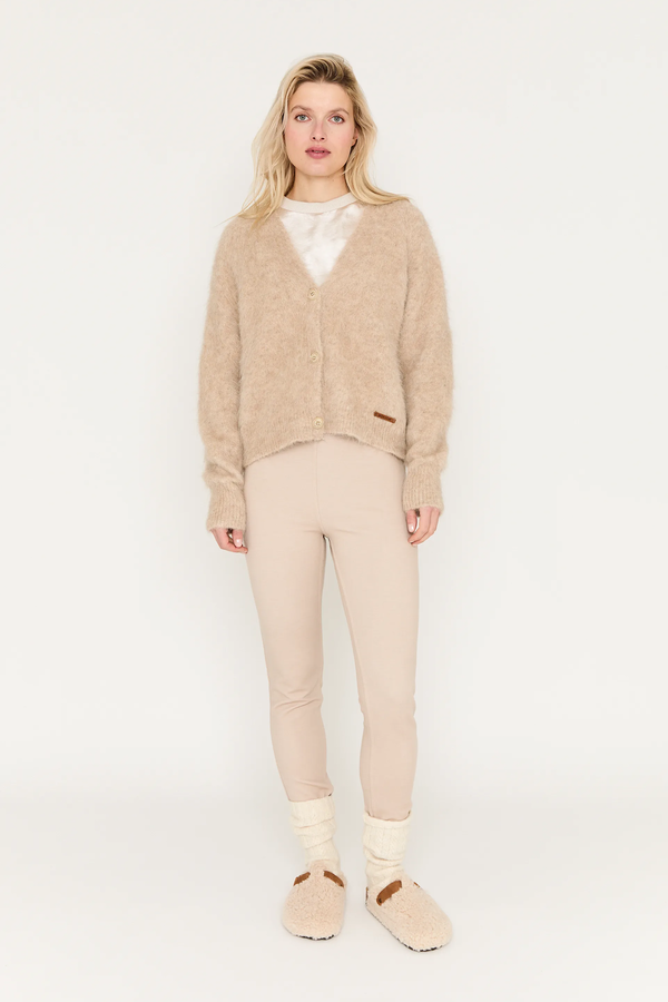 Fleur Vest - Sand Solid