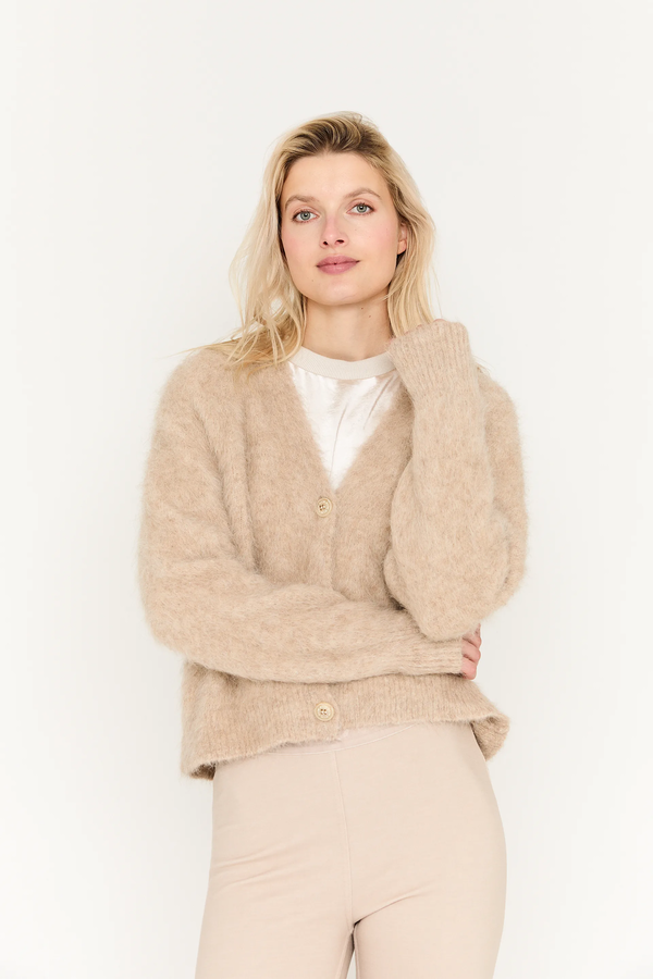 Fleur Vest - Sand Solid