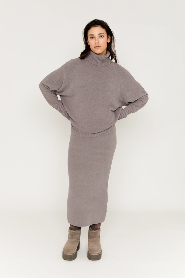 Debt Skirt - Brown