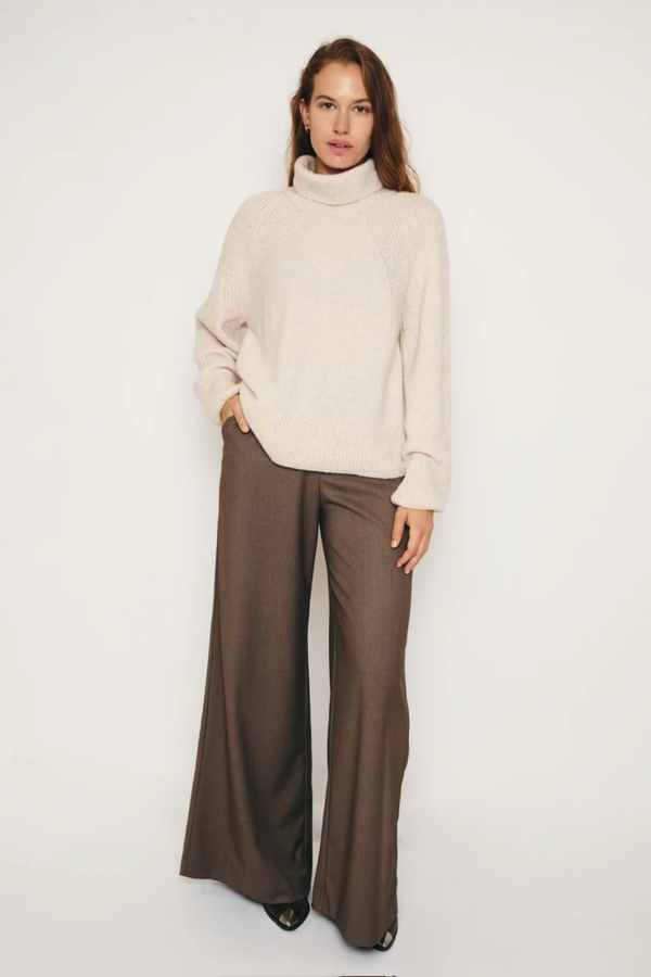 Adeline Sweater - Creme Stone