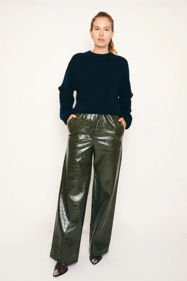 Odette Round Neck - Dark Blue