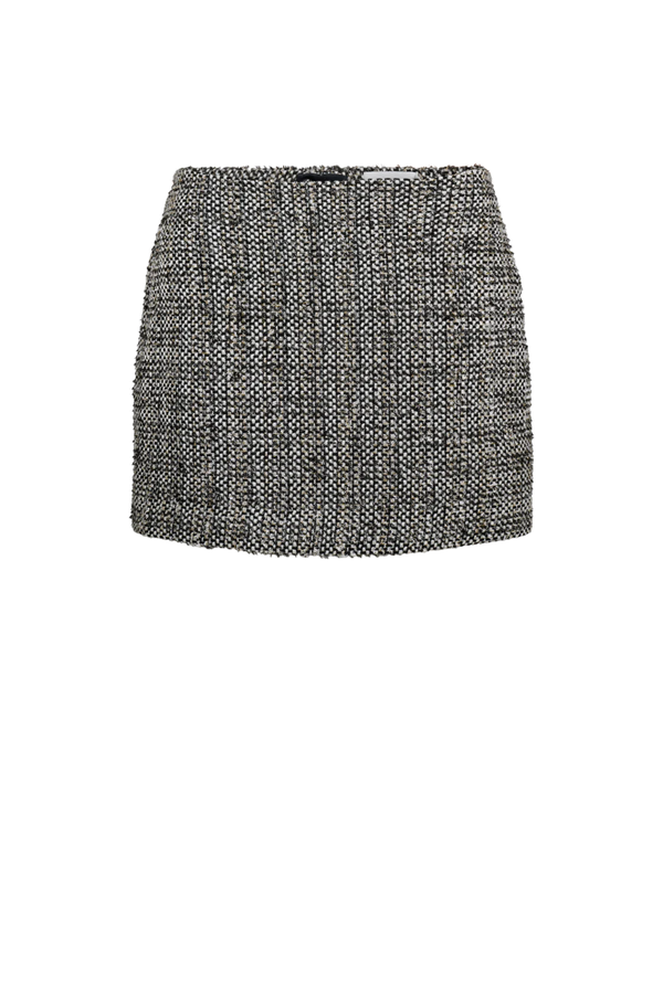 Ruby Knitted Skirt - Jet Stream Black