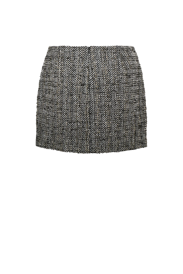Ruby Knitted Skirt - Jet Stream Black
