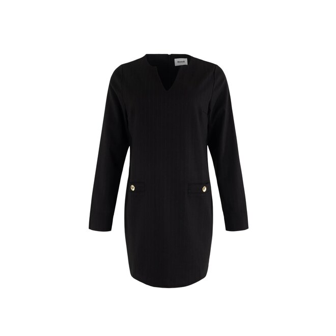 Jurk - Off Black Stripe