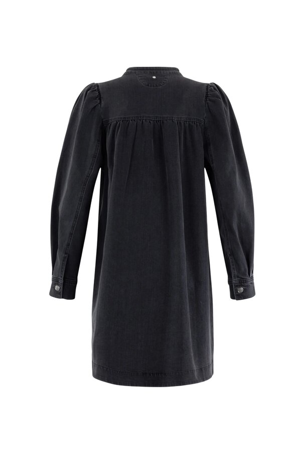 Denim Jurk - Off Black