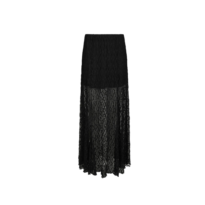 Mariya Lace Skirt - Black