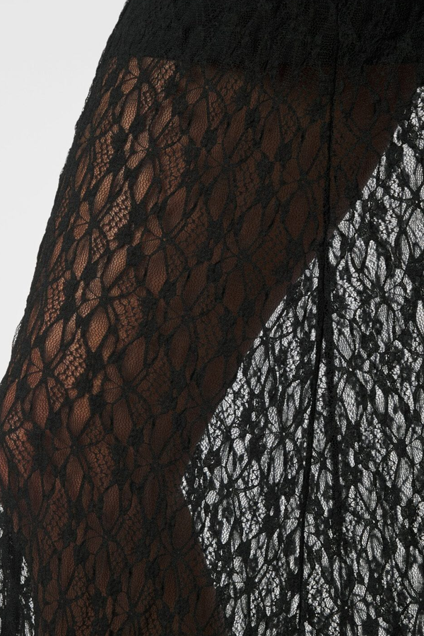 Mariya Lace Skirt - Black