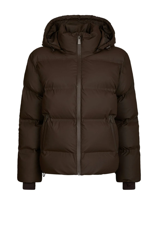 Fox C Puffer Jacket - Dark Brown