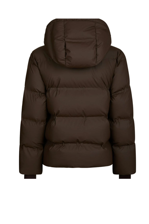 Fox C Puffer Jacket - Dark Brown