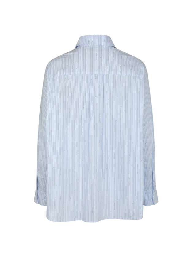 Dalma Pattern Stone Shirt - Light Blue Stripe