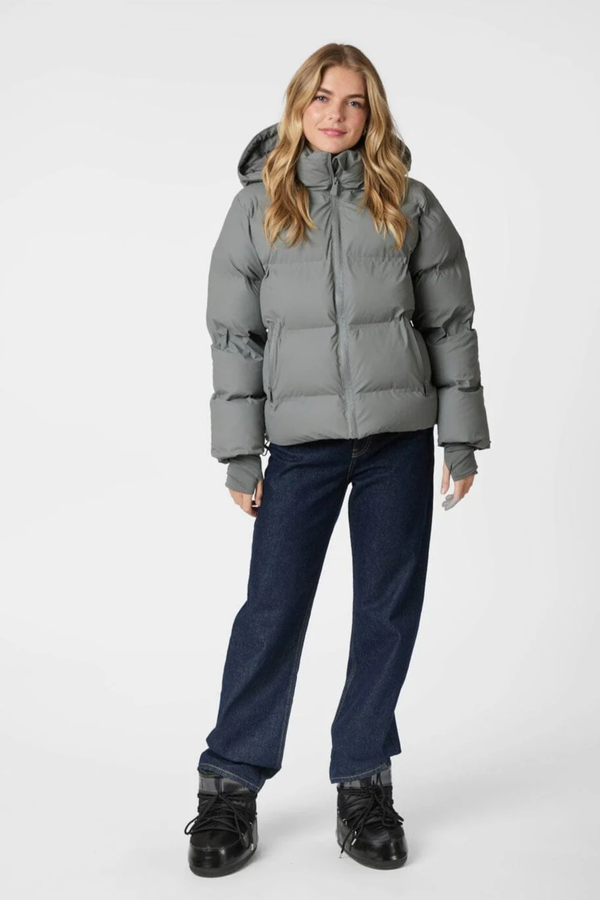 Fox Puffer Jacket - Grey