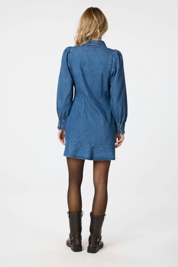 Nikko Denim Dress - Blue