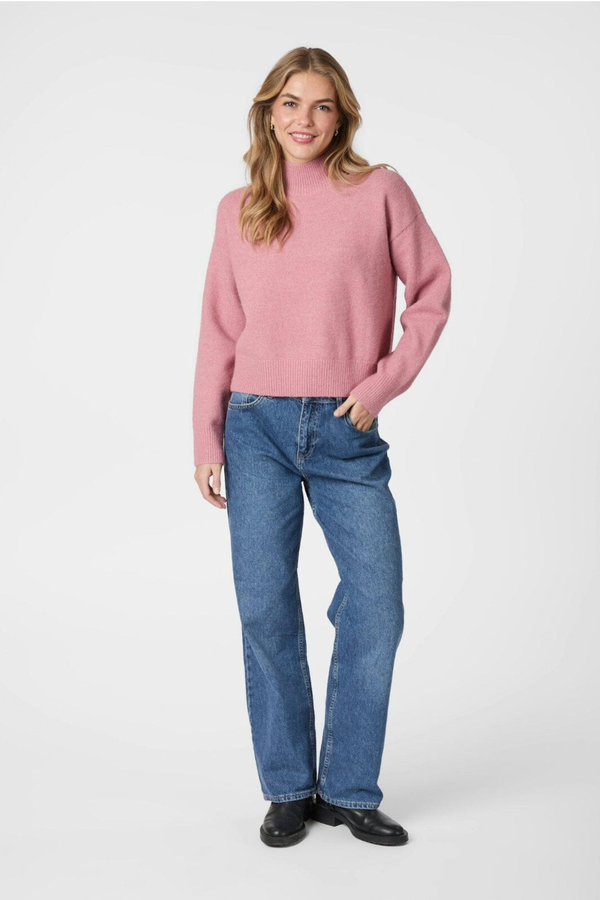 Paulina Knit Blouse - Rose