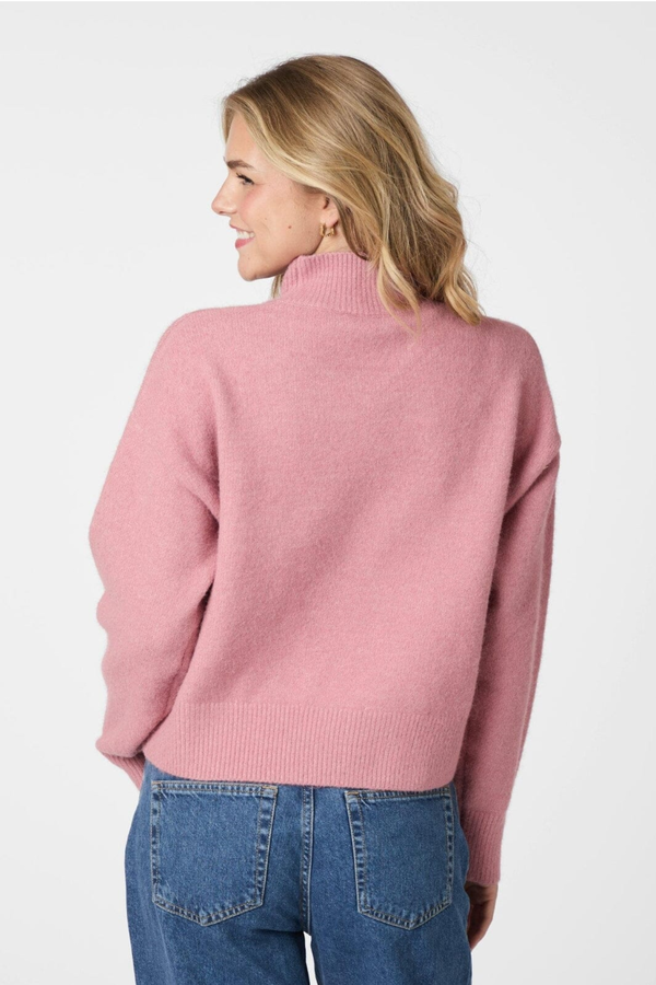 Paulina Knit Blouse - Rose