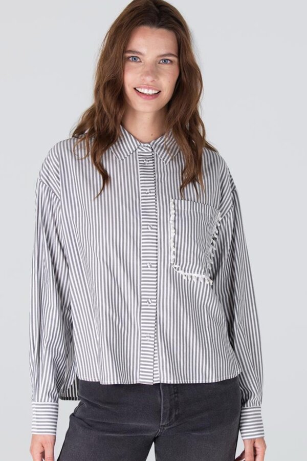 Ginger Blouse - Antraciet