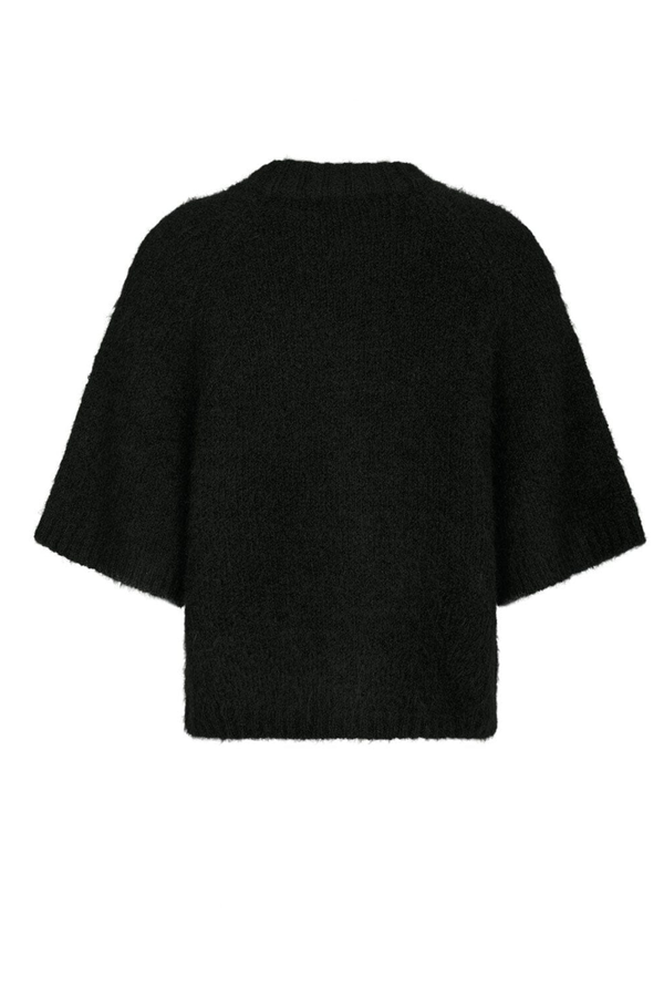Benuta Fluffy Knit Cardigan - Black