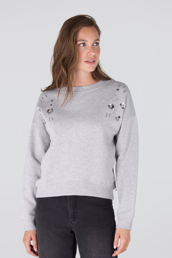 Georgina Sweater - Grey Melange
