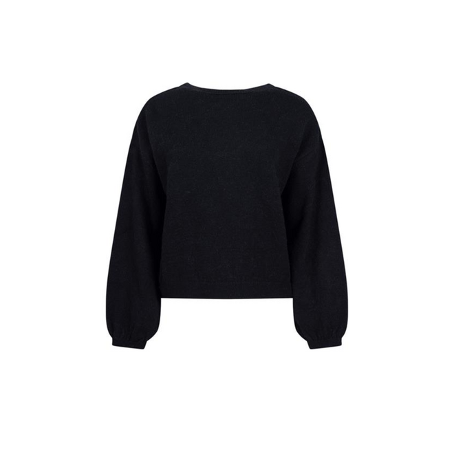 Annabel Big Bow Knit - Black