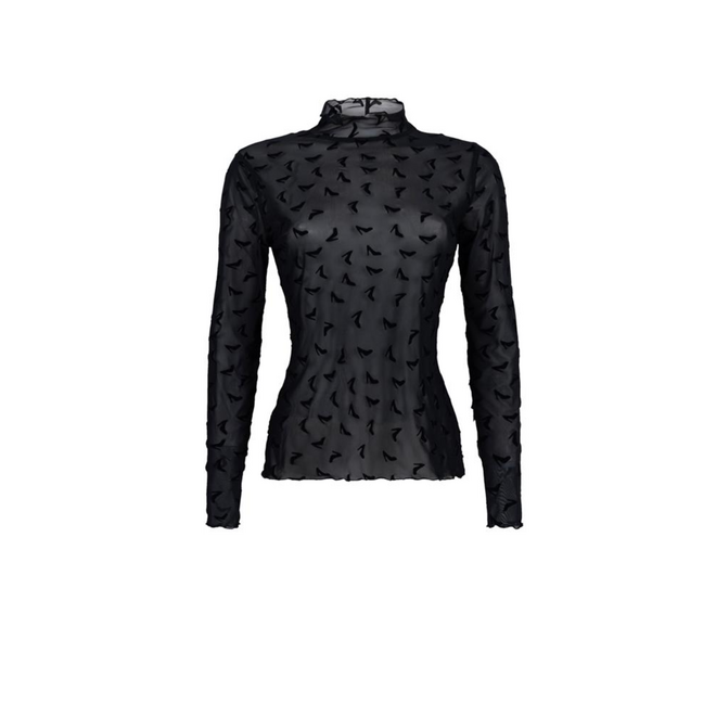 Jula Mesh Top - Black