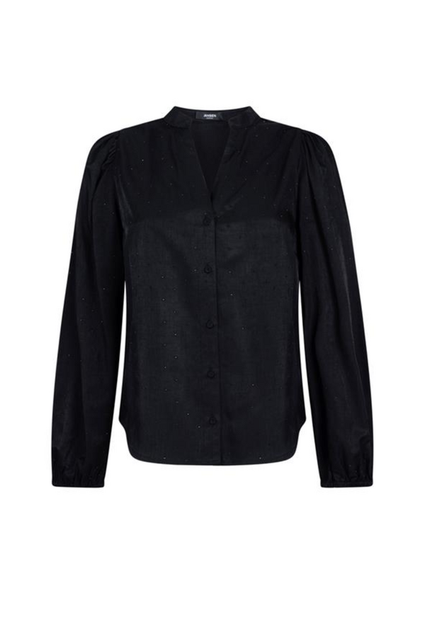 Effy Blouse Puff Longsleeve - Black