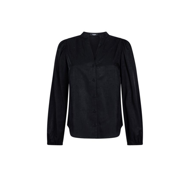 Effy Blouse Puff Longsleeve  - Black