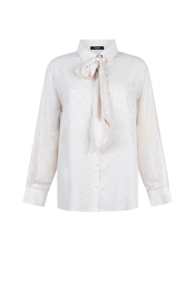 Ess Blouse Necktie - Off White