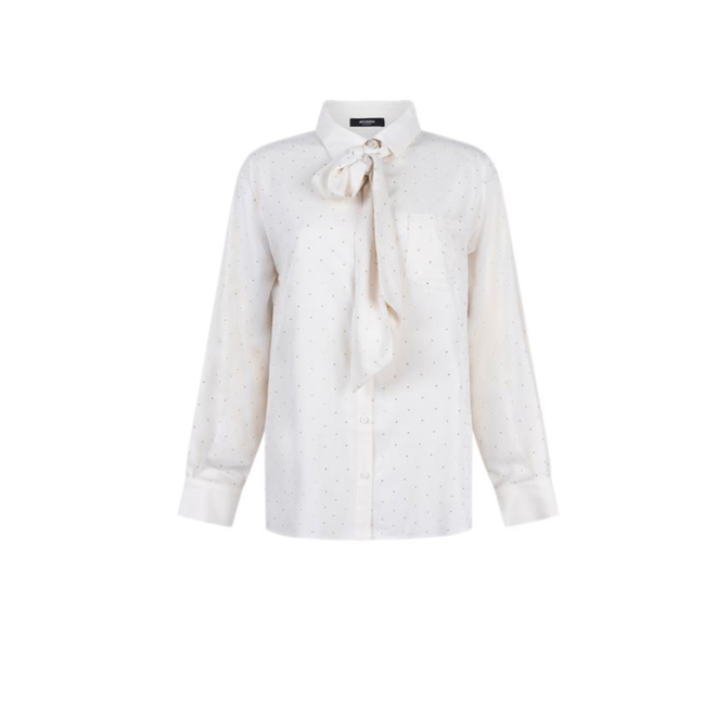 Ess Blouse Necktie - Off White