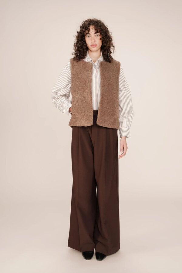 Sinatra Gilet - Taupe