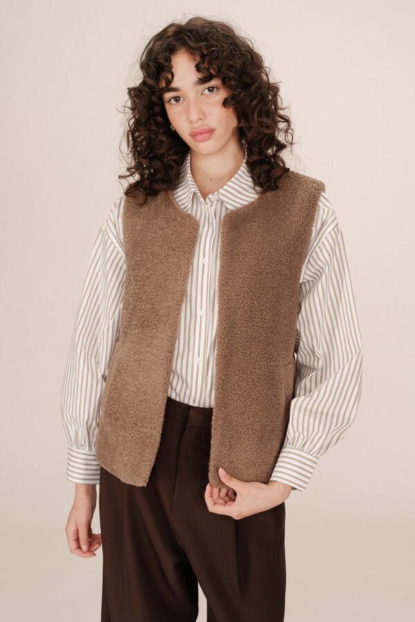 Sinatra Gilet - Taupe