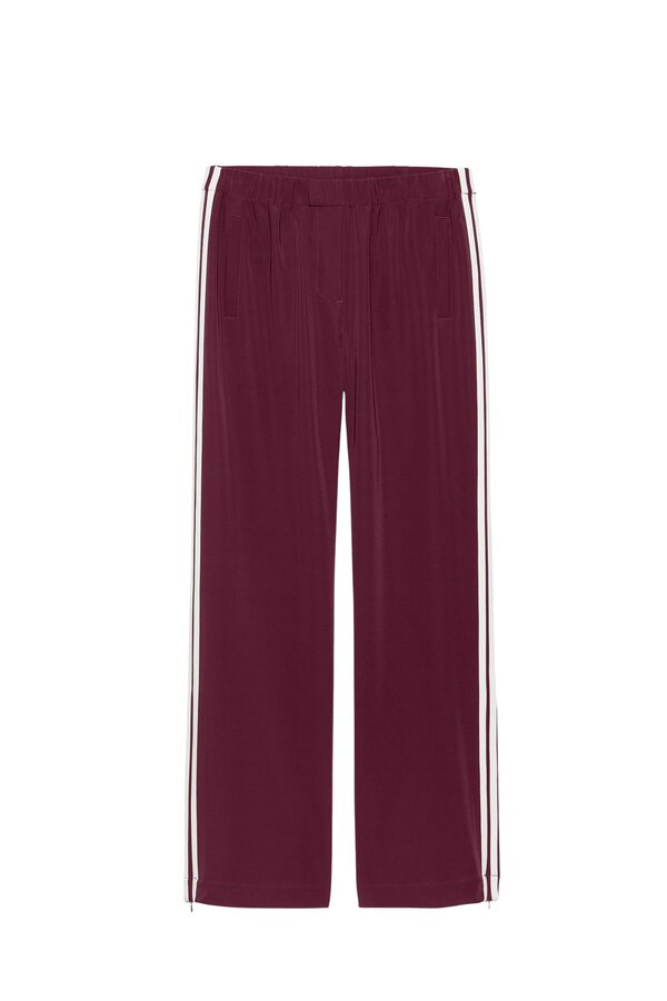 Side Button Tracksuit Trousers - Winetasting