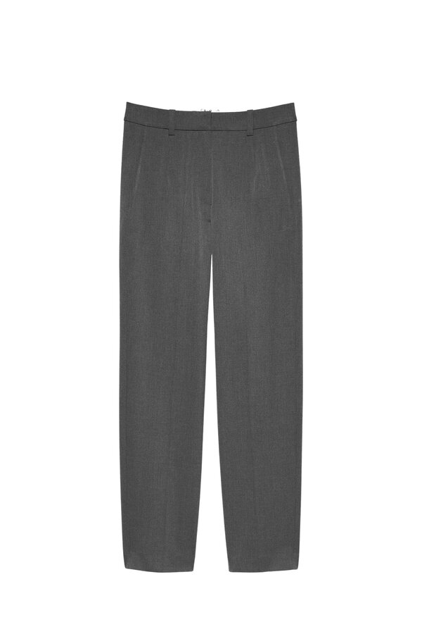 Tapered Trousers - Dark Grey