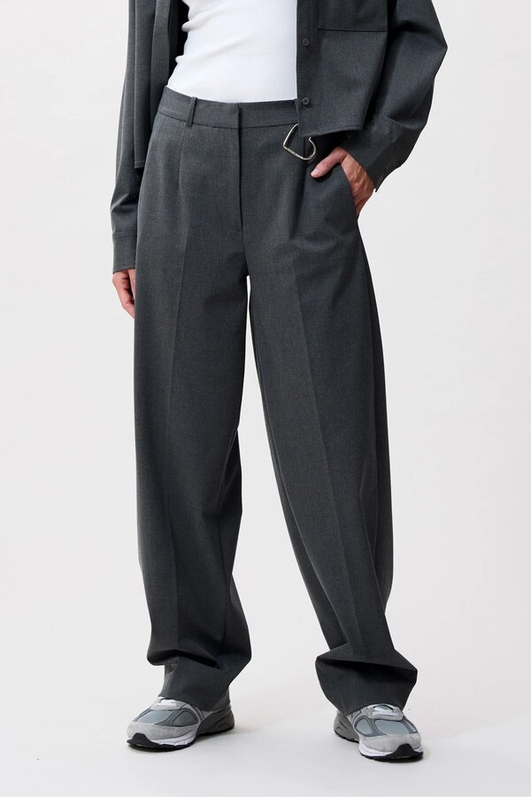 Tapered Trousers - Dark Grey