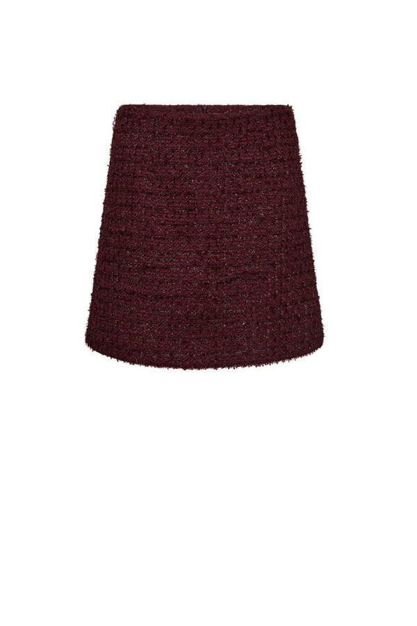 Peach Mini Skirt - Plum