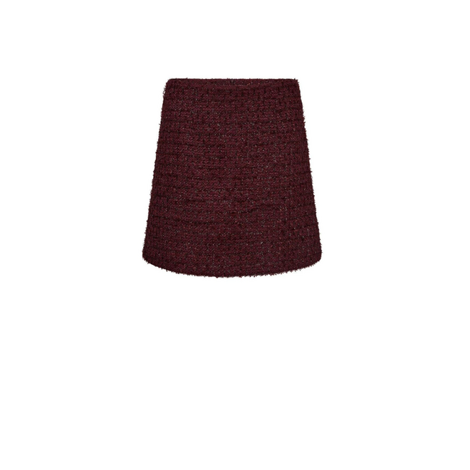 Peach Mini Skirt - Plum