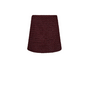 Peach Mini Skirt - Plum