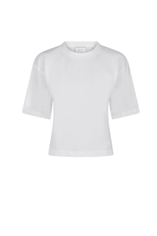 Asha Boxy Tee - White