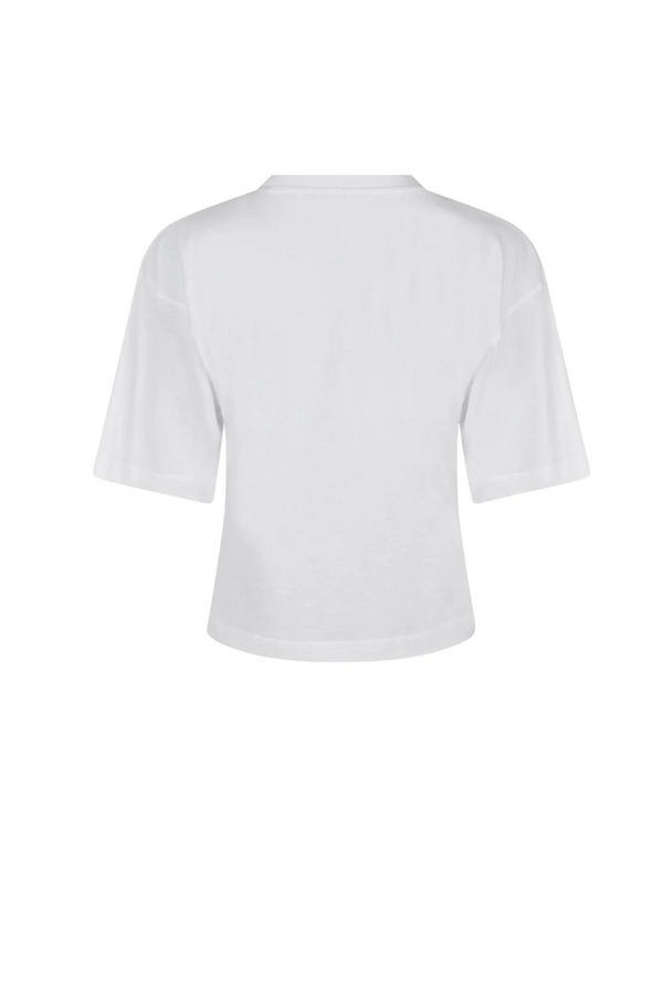 Asha Boxy Tee - White