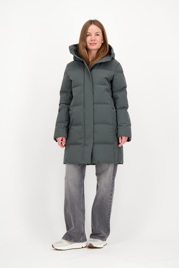 Cassini Quilted Parka - Dark Fossil