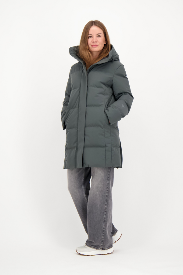 Cassini Quilted Parka - Dark Fossil