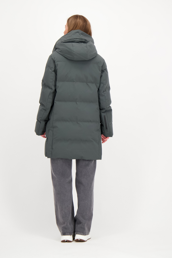 Cassini Quilted Parka - Dark Fossil