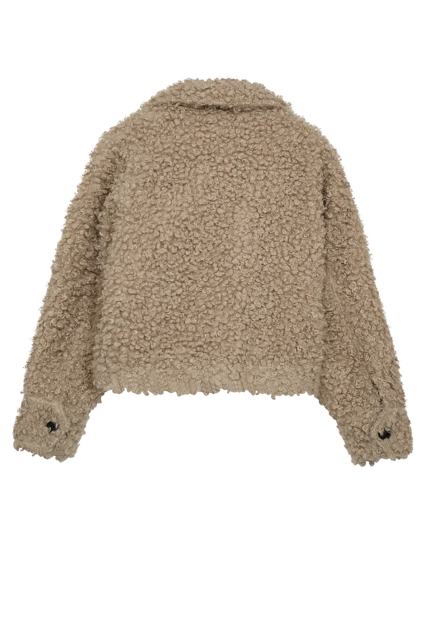 Curly Jacket - Peyote Melange