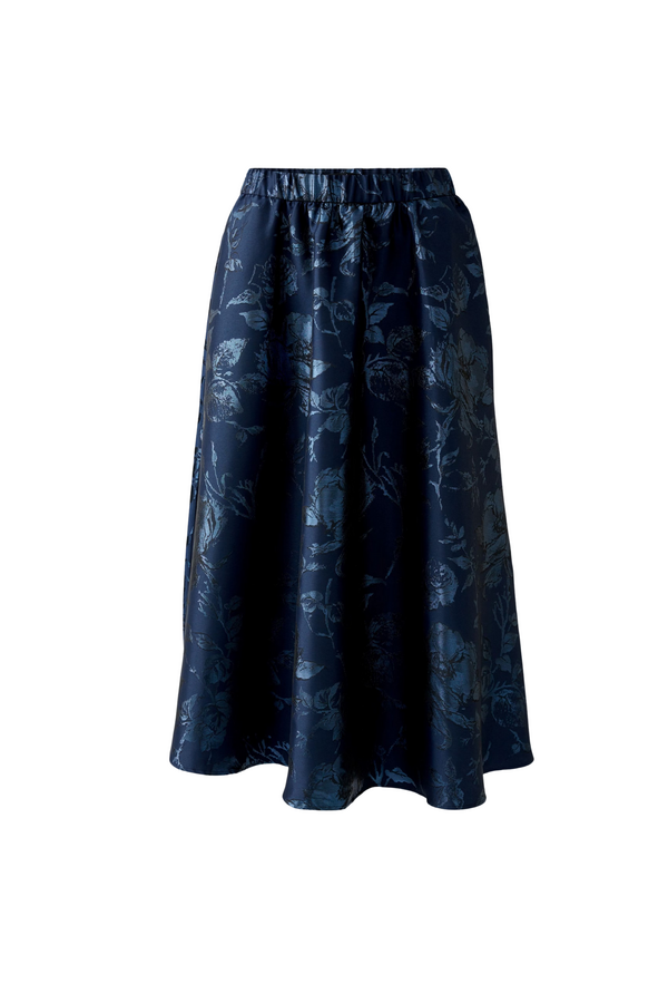 Jaquard Skirt - Dark Blue